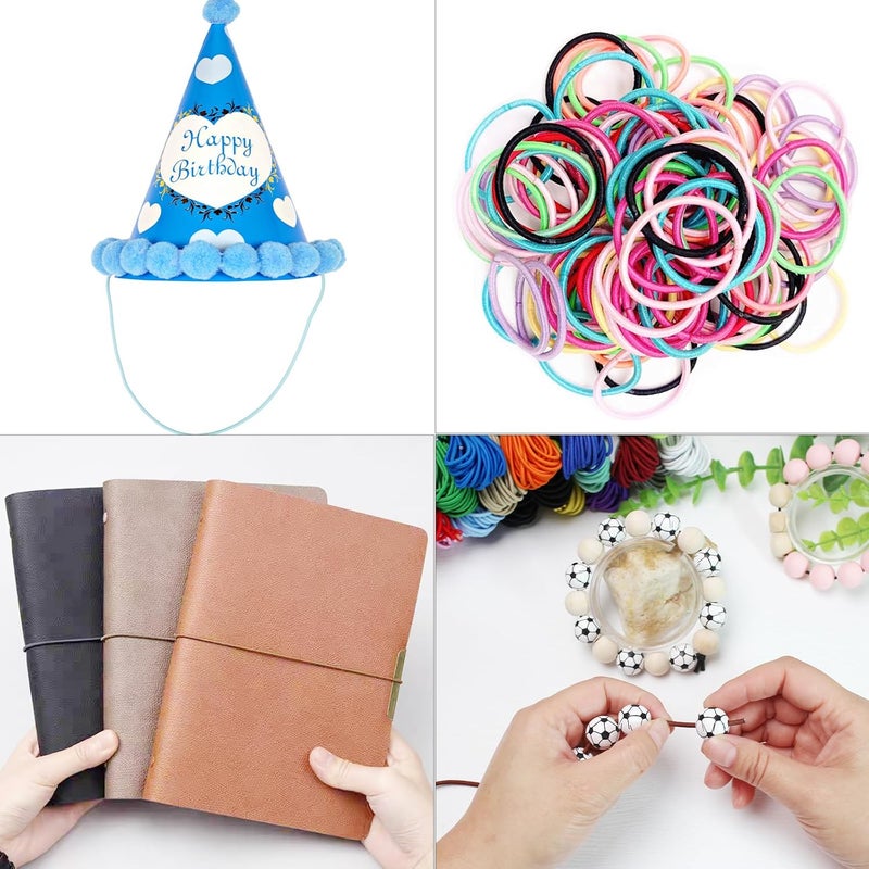 ZHFMLY Assorted Elastic Beaded Cords 2mm 2/25 inch 300ft Elastic Bracelet String for Bracelets,Small Bungee Shock Cord for DIY Crafts, Beading and Sewing (ZH168) - Image 5